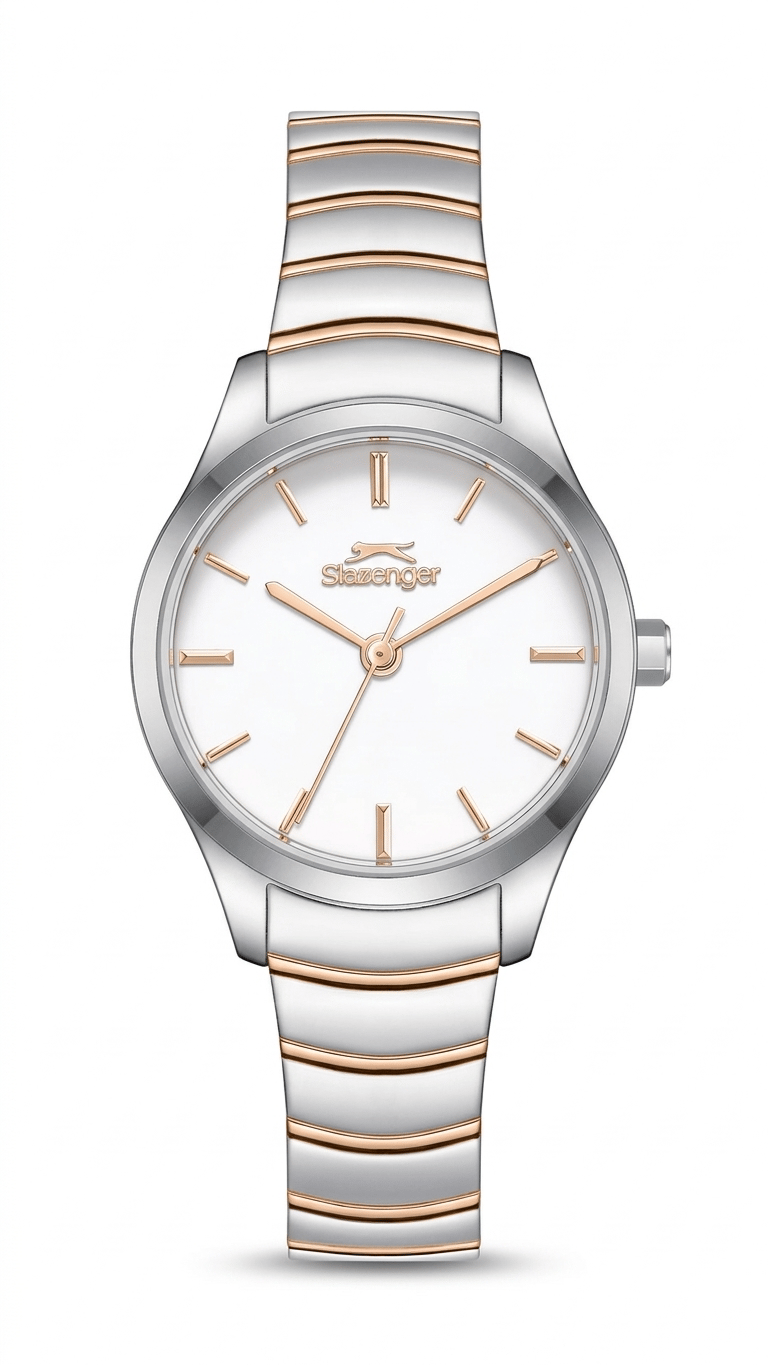 Slazenger SL.09.2646.3.520 Kadın Kol Saati – Gümüş/Rose Gold