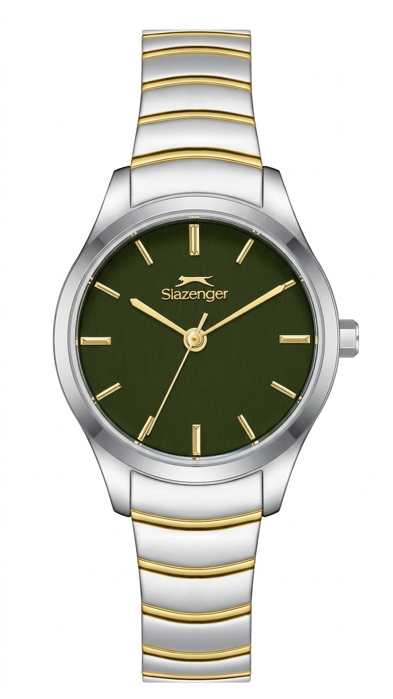 Slazenger SL.09.2646.3.270 Yeşil Kadran Kadın Kol Saati