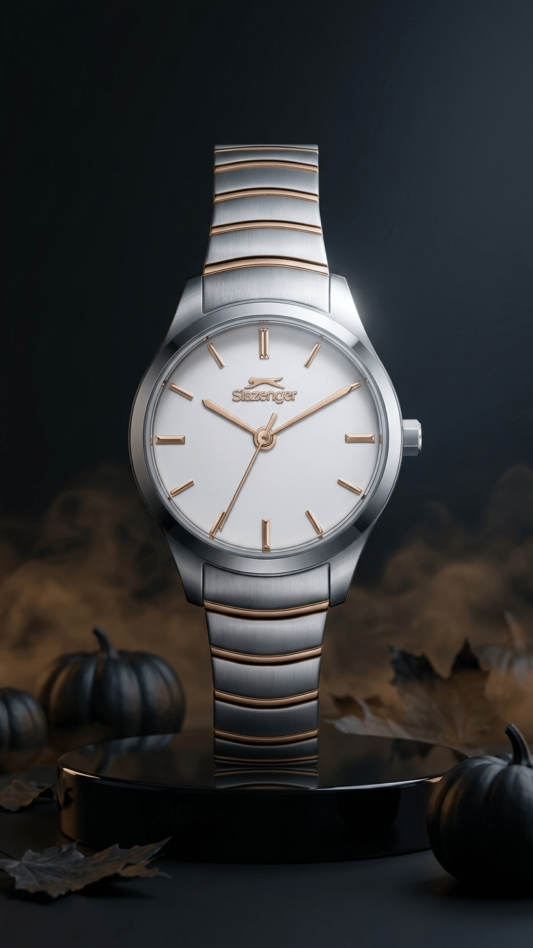 Slazenger SL.09.2646.3.520 Kadın Kol Saati – Gümüş/Rose Gold