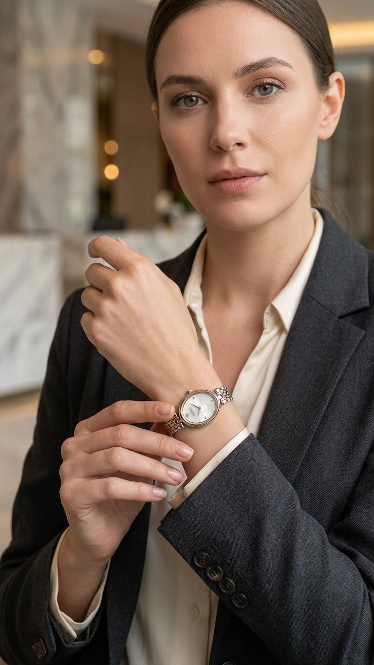 Wainer Marka WA.18210-C Swiss Made Kadın Kol Saati
