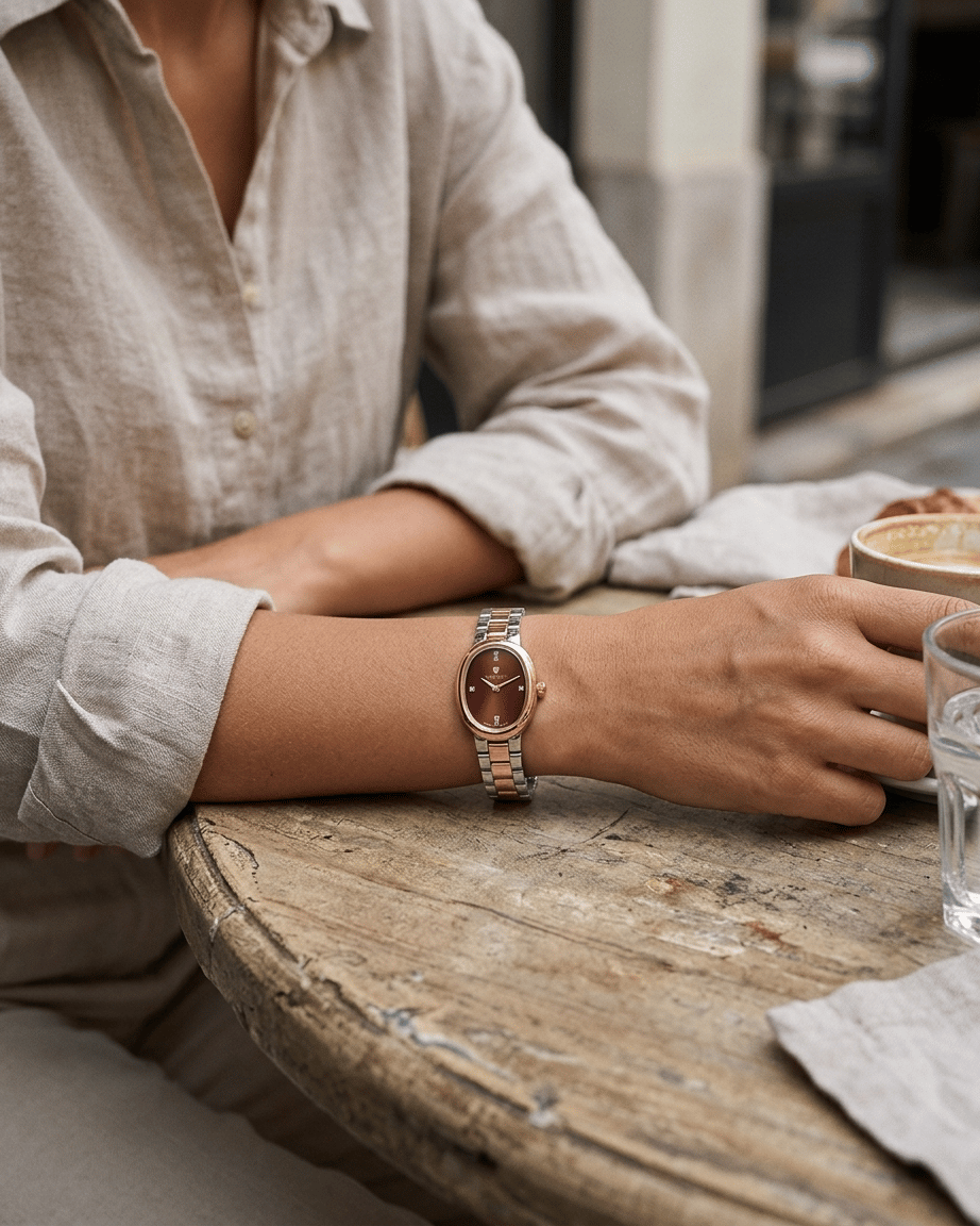 Wainer WA.18130-E Swiss Made Bordo Kadran Kadın Kol Saati