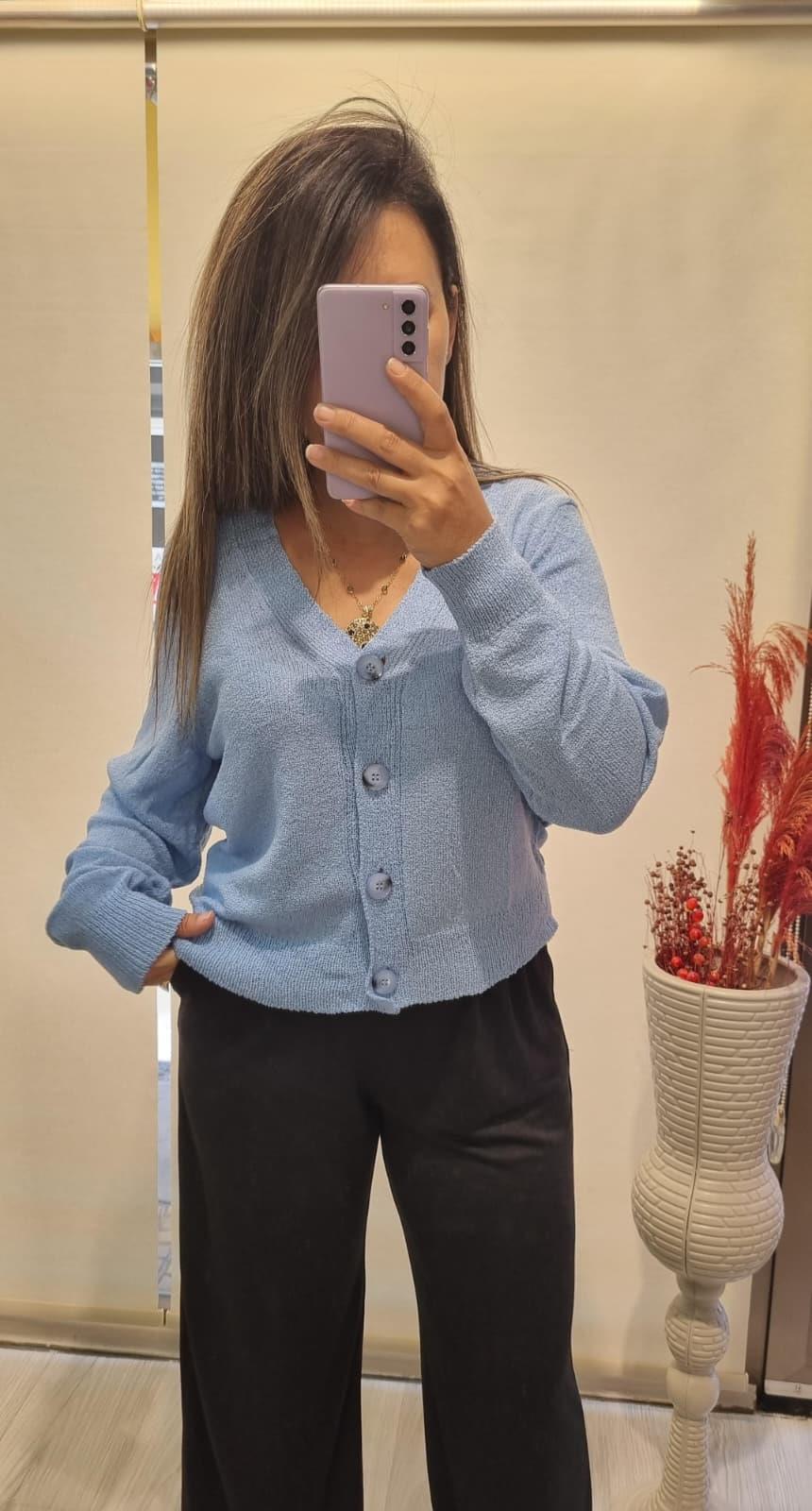 Bebe Mavisi Hırka