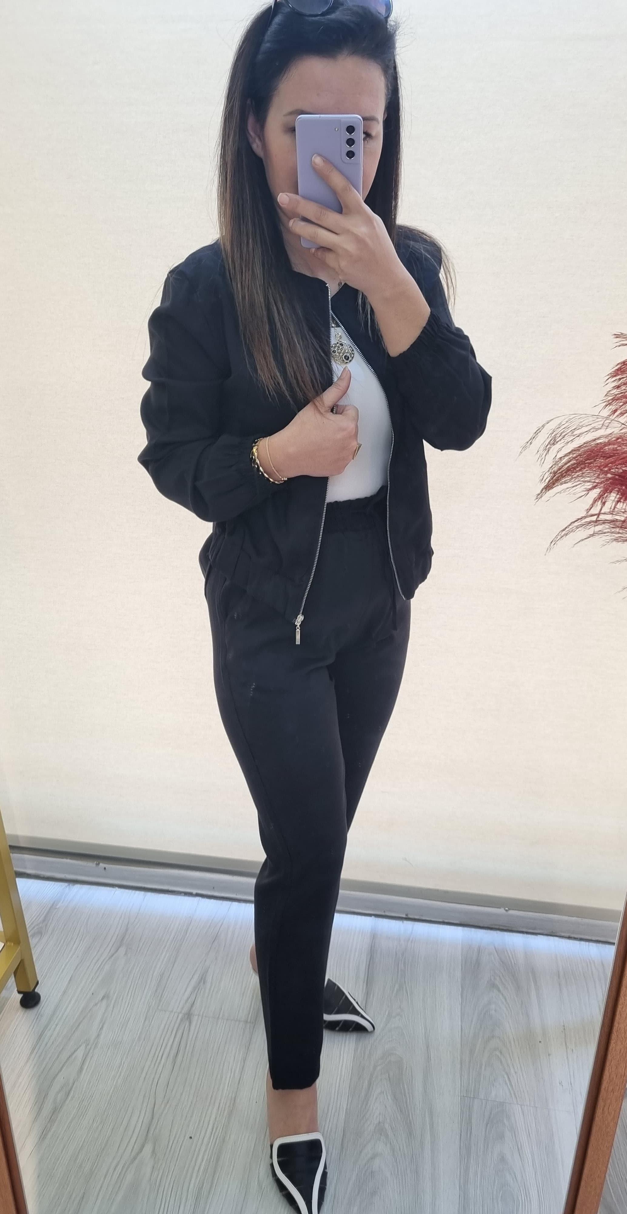 Orjinal Marka Siyah Keten Takım