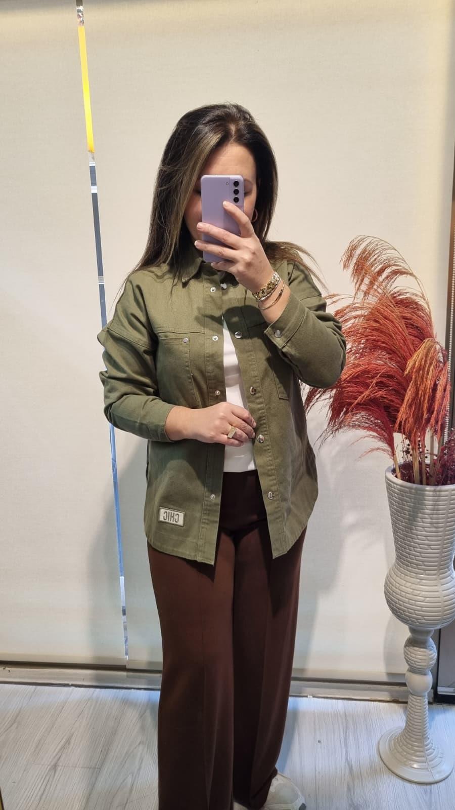 Premium Kalite Haki Kot Ceket