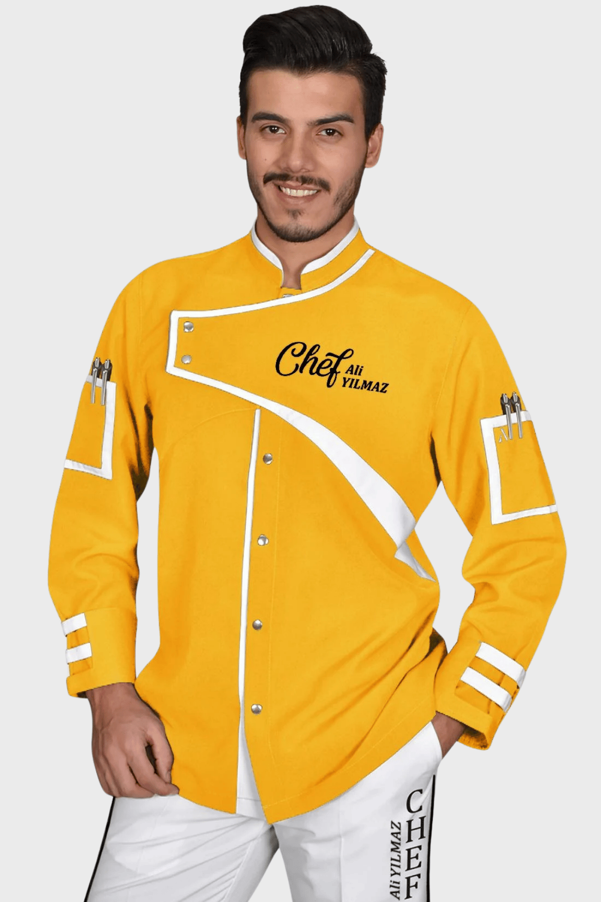 1566  Aşçı Üniforması Sarı