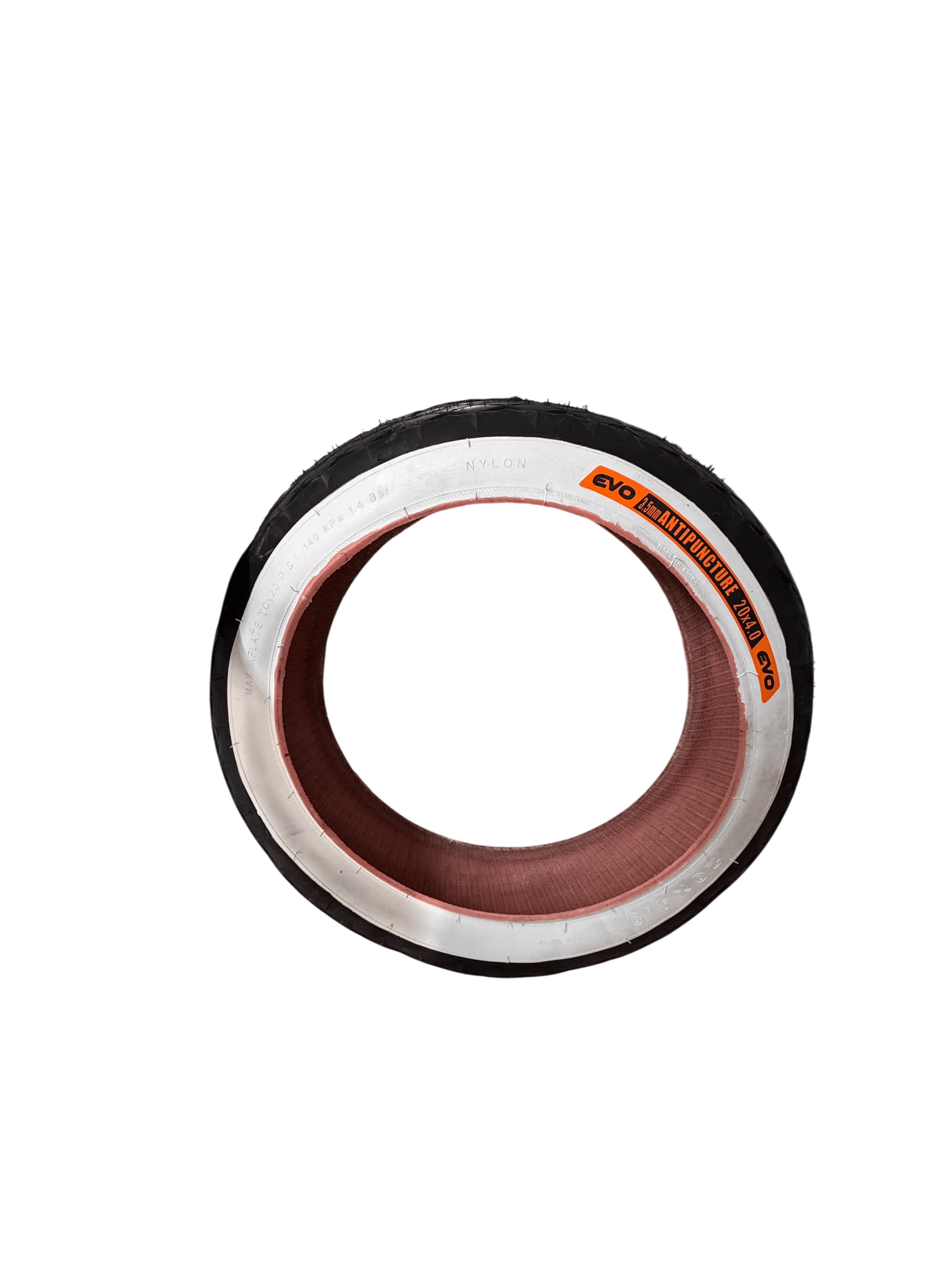 20X4.00 DIŞ LASTİK BEYAZ YANAK 3.5 MM ZIRHLI EVO 
