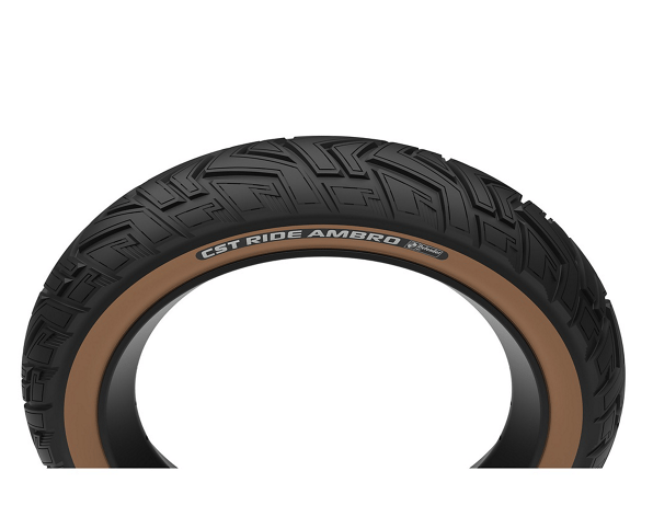 Cst Ride Ambro 20x4.00 Defender Mix Zırhlı Fat E-Bike Dış Lastik Kahverengi Yanaklı