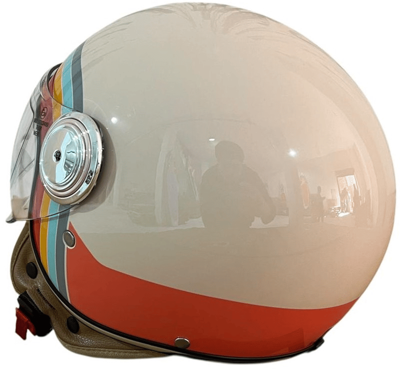 NERO KASK ÇENESİZ KREM TK-06 (L)