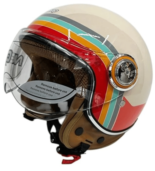 NERO KASK ÇENESİZ KREM TK-06 (L)
