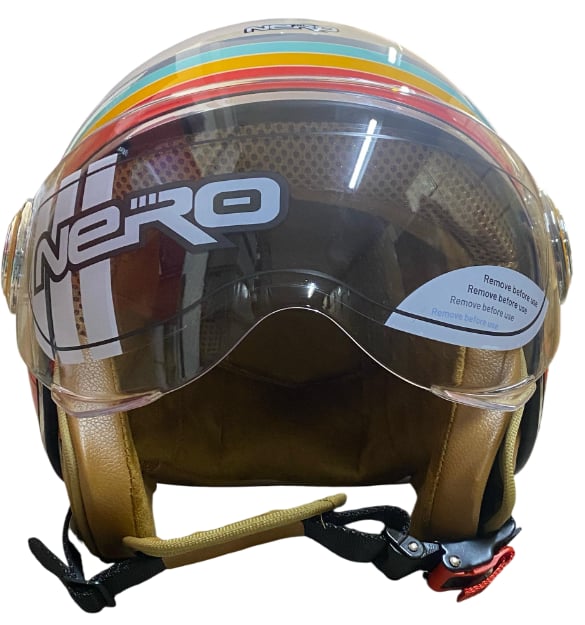 NERO KASK ÇENESİZ KREM TK-06 (XL)