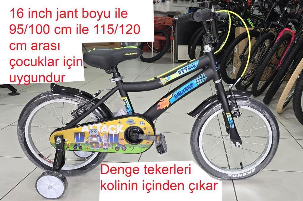 Salcano Attack 16 Jant Çocuk Bisikleti (105/120 cm boy)