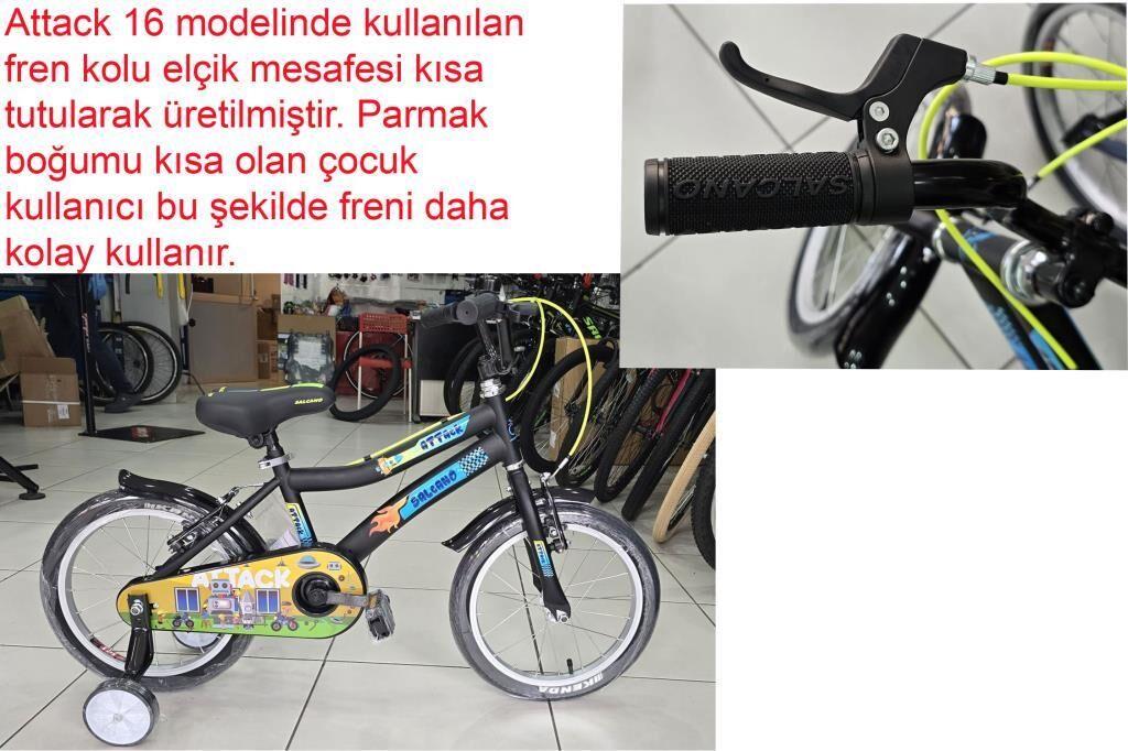 Salcano Attack 16 Jant Çocuk Bisikleti (105/120 cm boy)