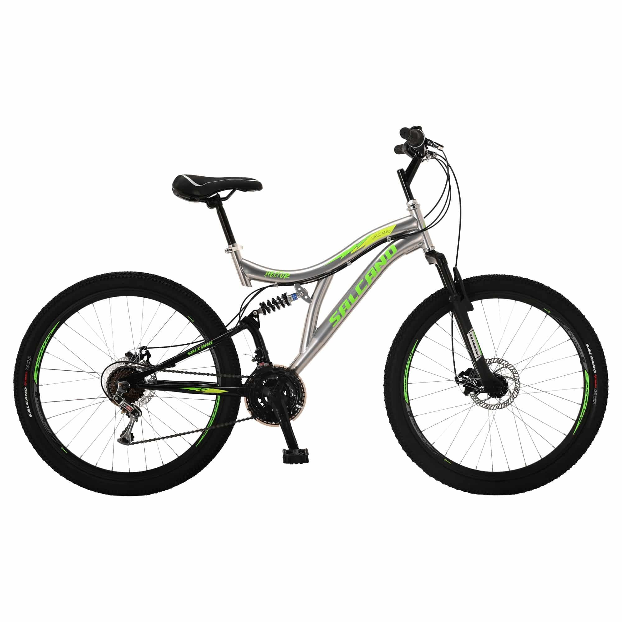 Salcano Hector 24 Md 24 Jant Disk Fren Çift Amortisörlü Bisiklet (140 ile 160 cm Arası Boy)