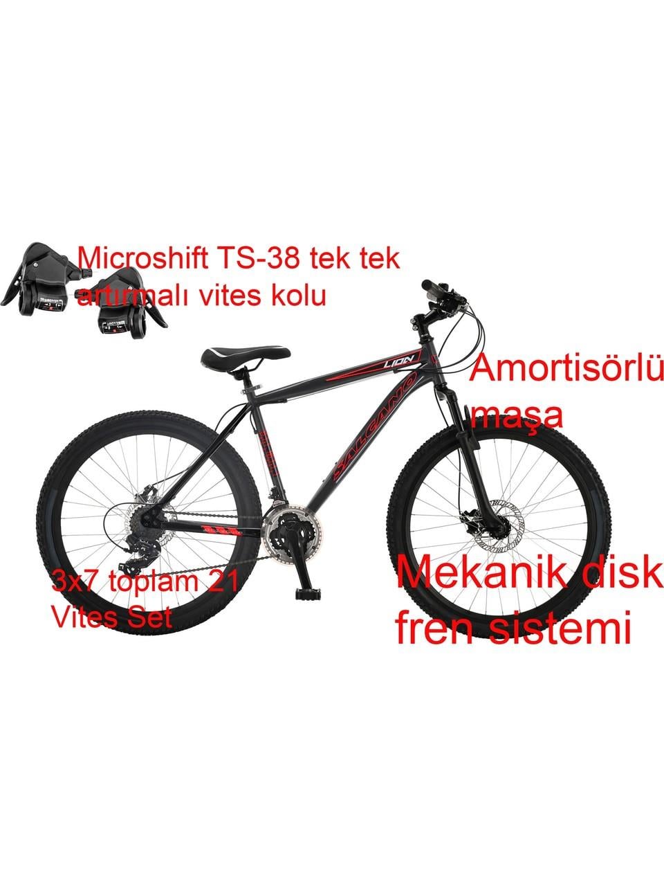 Salcano Lion 24 MD13 Disk Fren Bisiklet (135 ile 155cm arası boy)