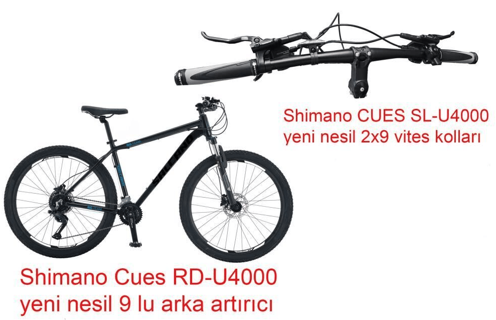 Salcano NG Team 100-8 27.5HD 18 Kadro 18 Vites Hidrolik Disk Fren Dağ Bisikleti (170 / 180 cm arası boy)