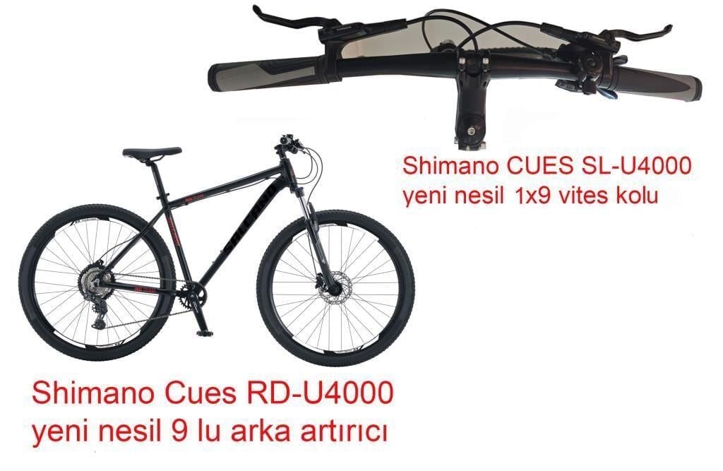 Salcano NG Team 100-9 29HD 19 Kadro 9 Vites Hidrolik Disk Fren Dağ Bisikleti (175/185 cm arası boy)