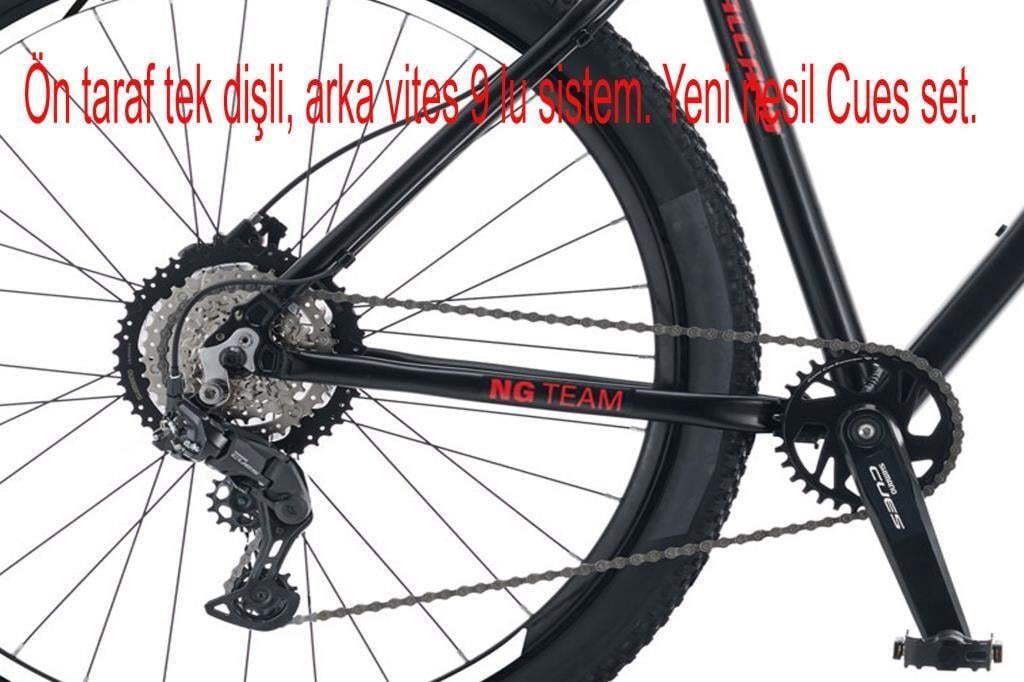 Salcano NG Team 100-9 29HD 19 Kadro 9 Vites Hidrolik Disk Fren Dağ Bisikleti (175/185 cm arası boy)