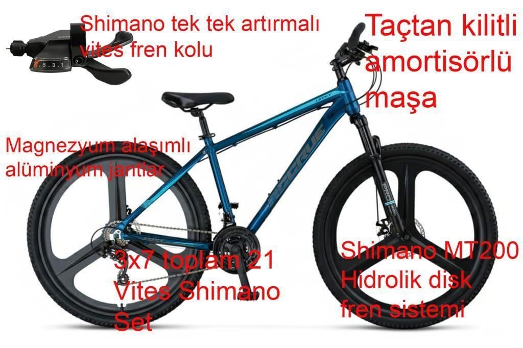 Ümit Accrue HYD 27.5 Jant 21 Vites Hidrolik Fren 16 Kadro Dağ Bisikleti 2757 (160 ile 175 cm arası boy)