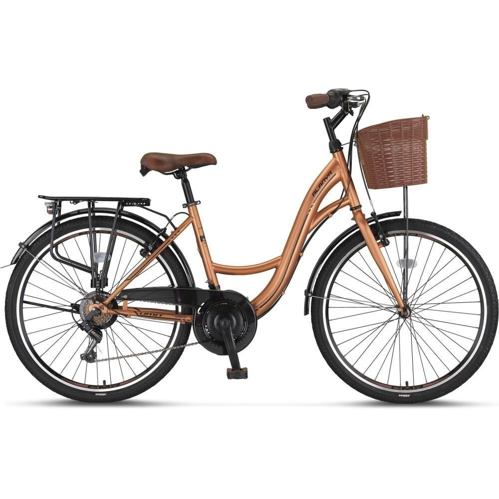 Ümit Alanya 28 Inch 45 cm kadro 21 Vites Kadın Şehir Bisikleti 2810 ( 160 cm üstü) 