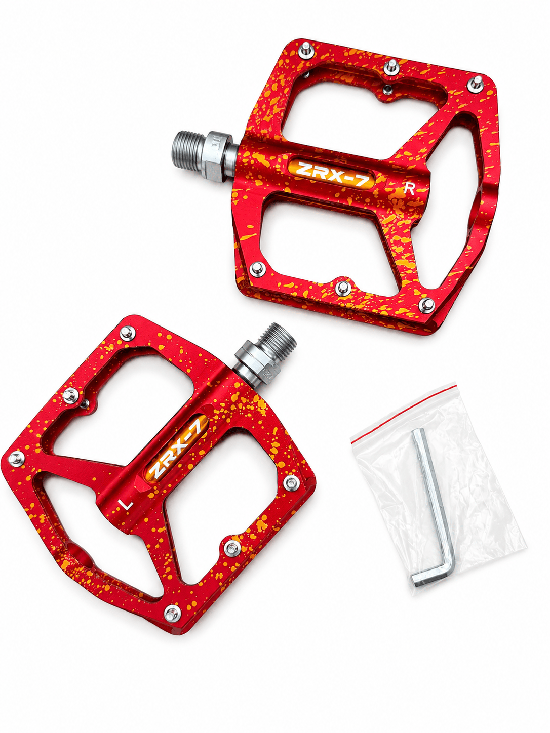 ZRX-7 ALLOY PEDAL KIRMIZI 