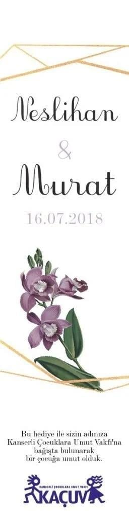 Kitap Ayracı - Leylak