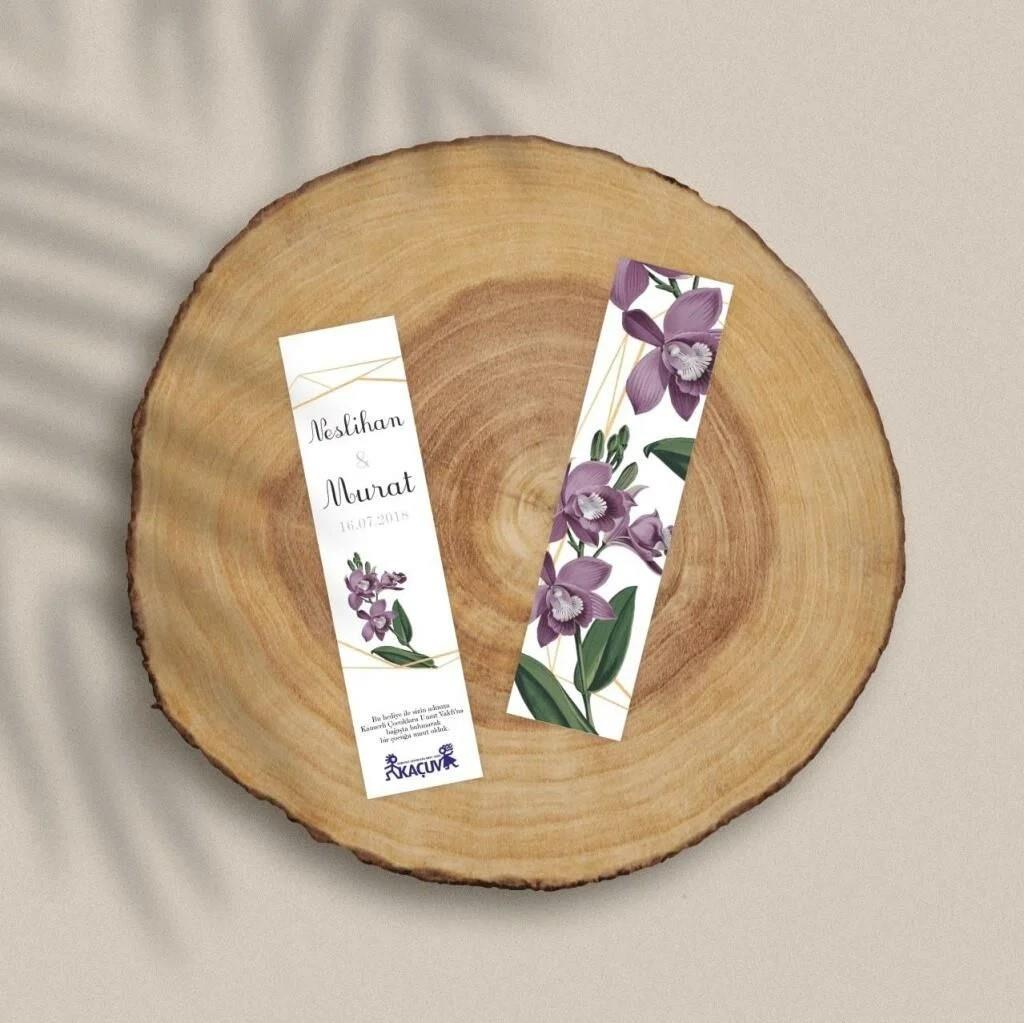 Kitap Ayracı - Leylak