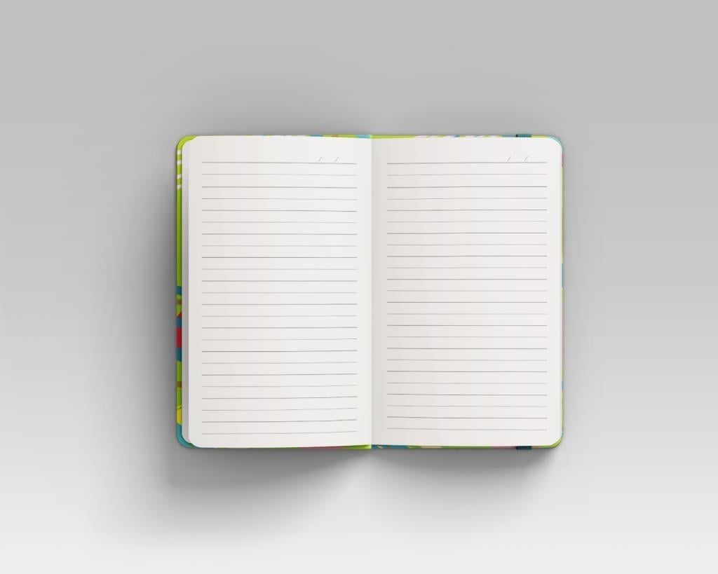 Renkli Not Defteri Büyük Boy Çizgili - B1