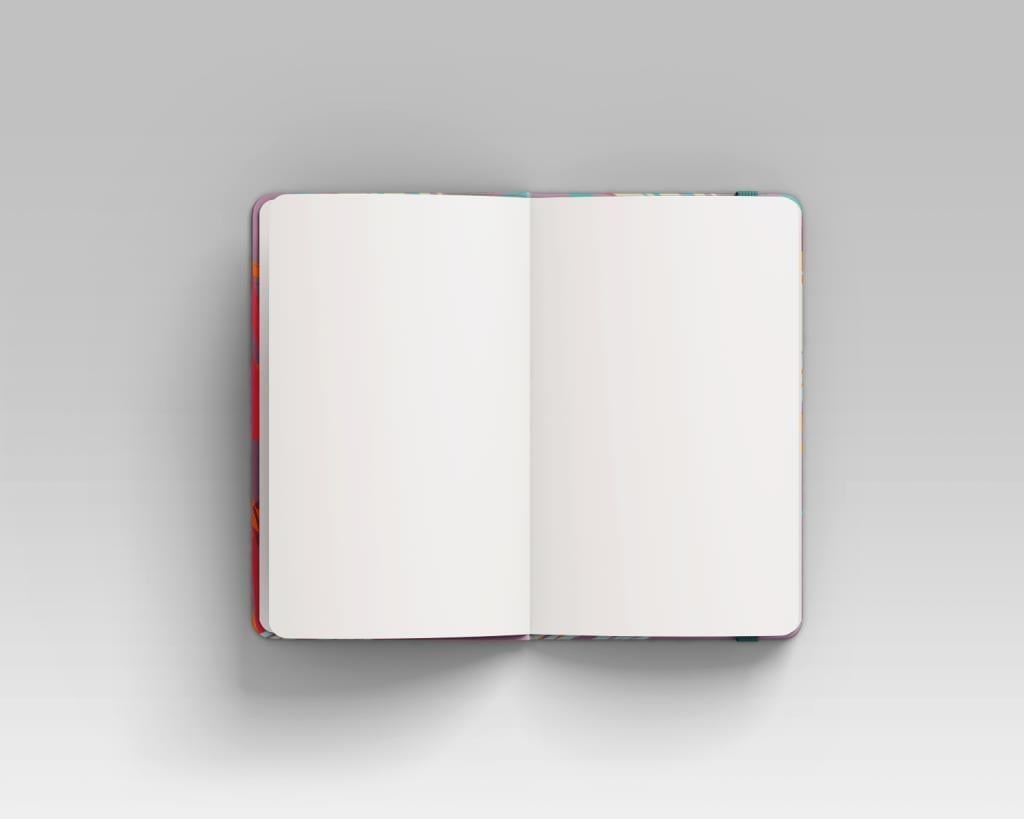 Renkli Not Defteri Büyük Boy Çizgisiz - B2