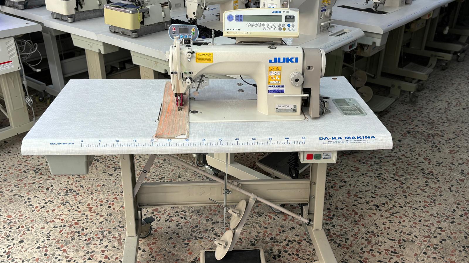 Blacktech Merdane Sistemli JUKI DDL-8700-7 Düz Dikiş Makinası