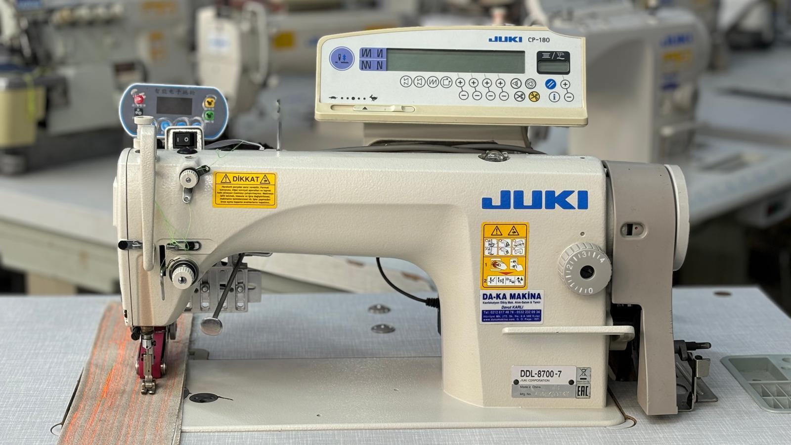 Blacktech Merdane Sistemli JUKI DDL-8700-7 Düz Dikiş Makinası
