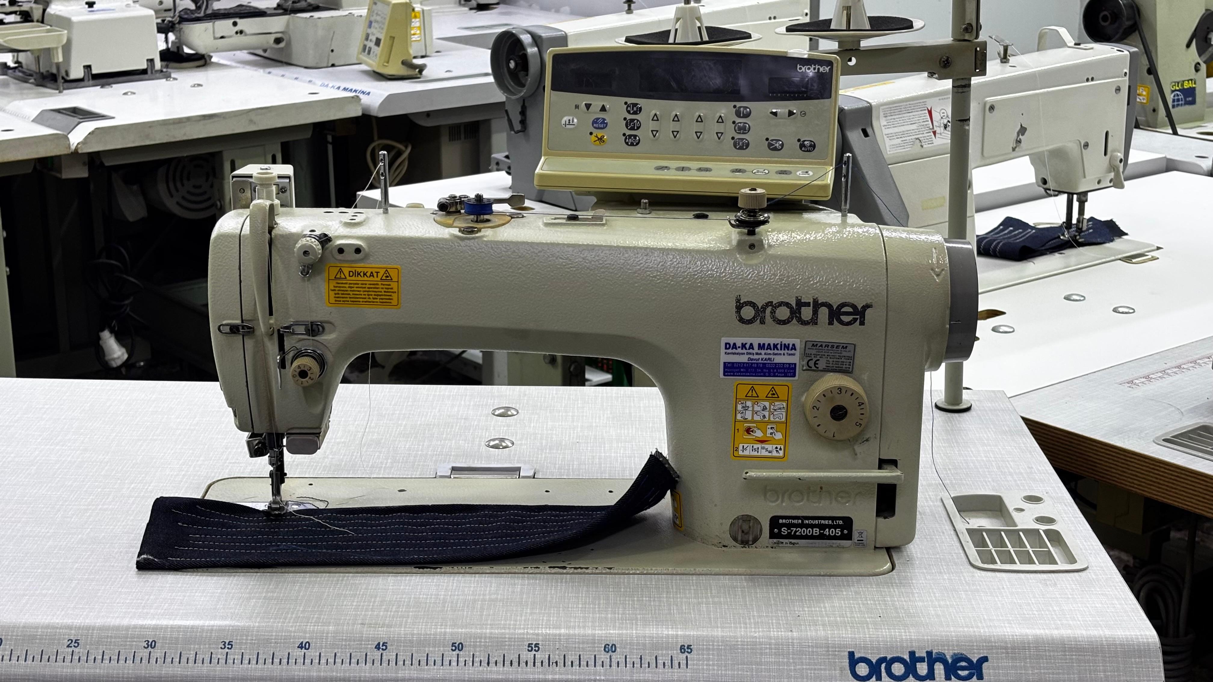 BROTHER S-7200B-405 Elektronik düz dikiş makinesi