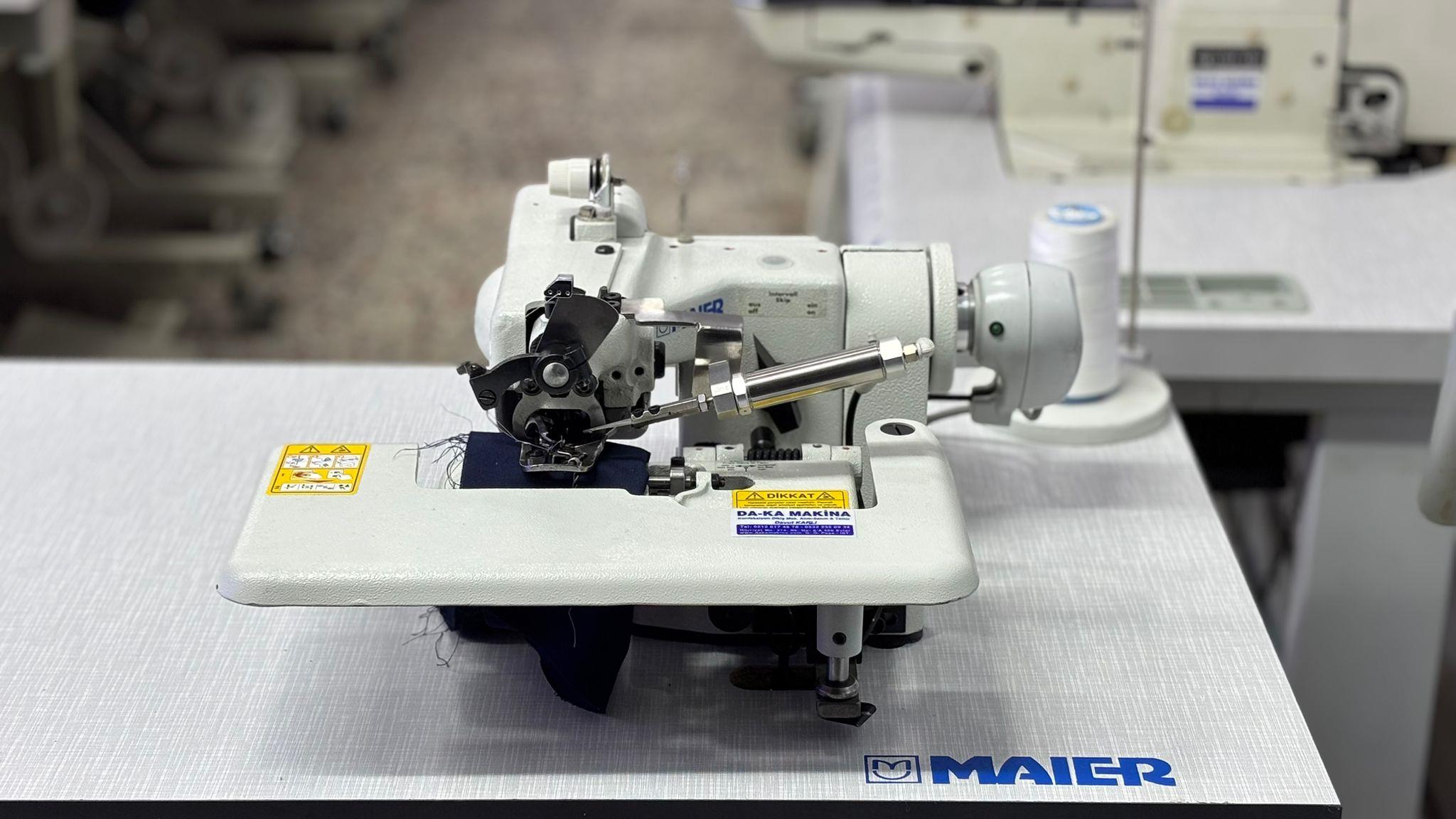 MAIER 221 Otomatik Etek Paça Baskı Dikiş Makinası