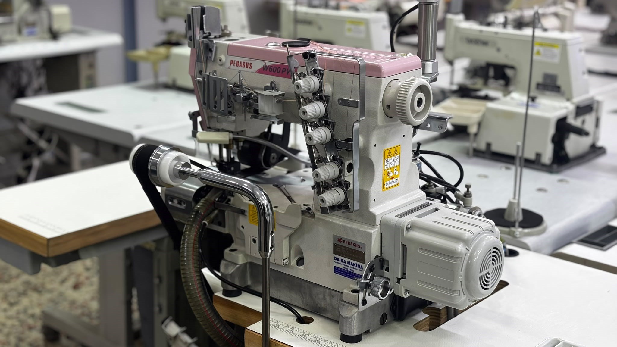 PEGASUS W600P Tüp bel reçme dikiş makinesi