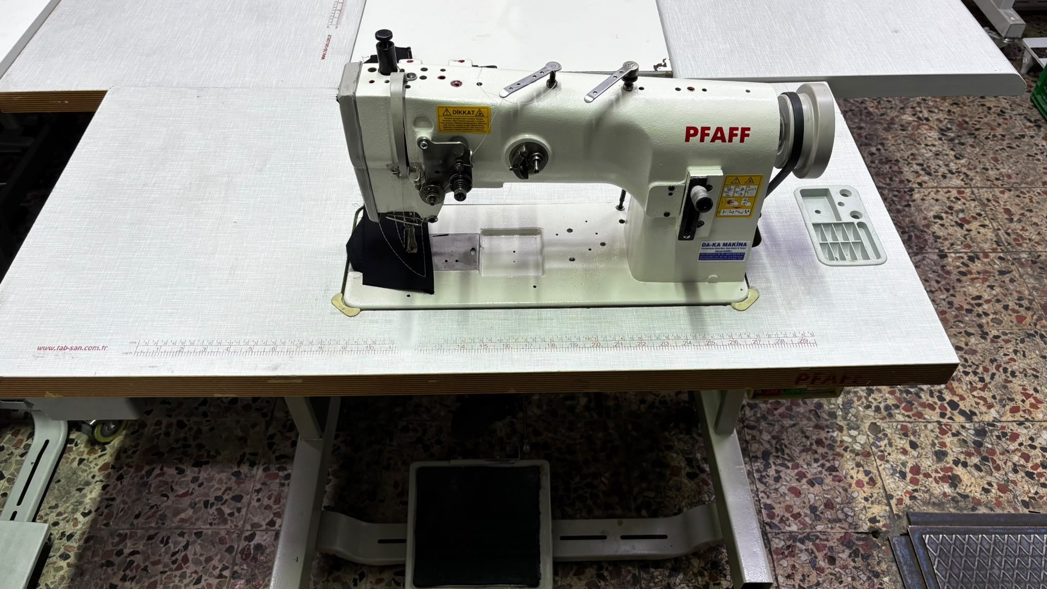 PFAFF 1245 Çift papuç dikiş makinesi