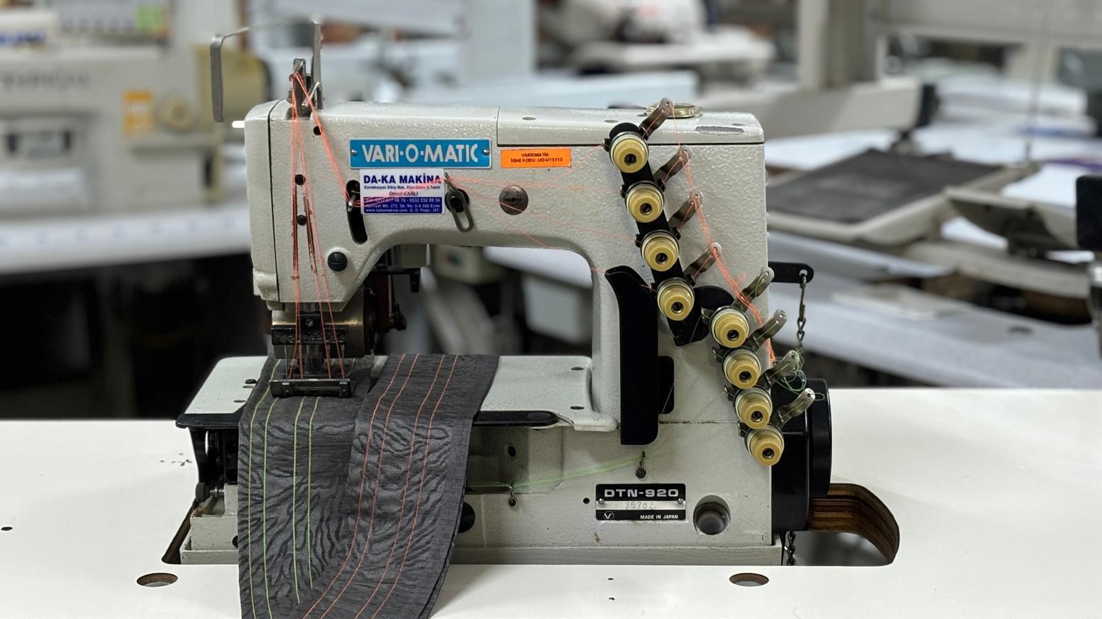 VARI O MATIC DTN - 920 4 İğne Merdaneli Lastik Dikiş Makinası