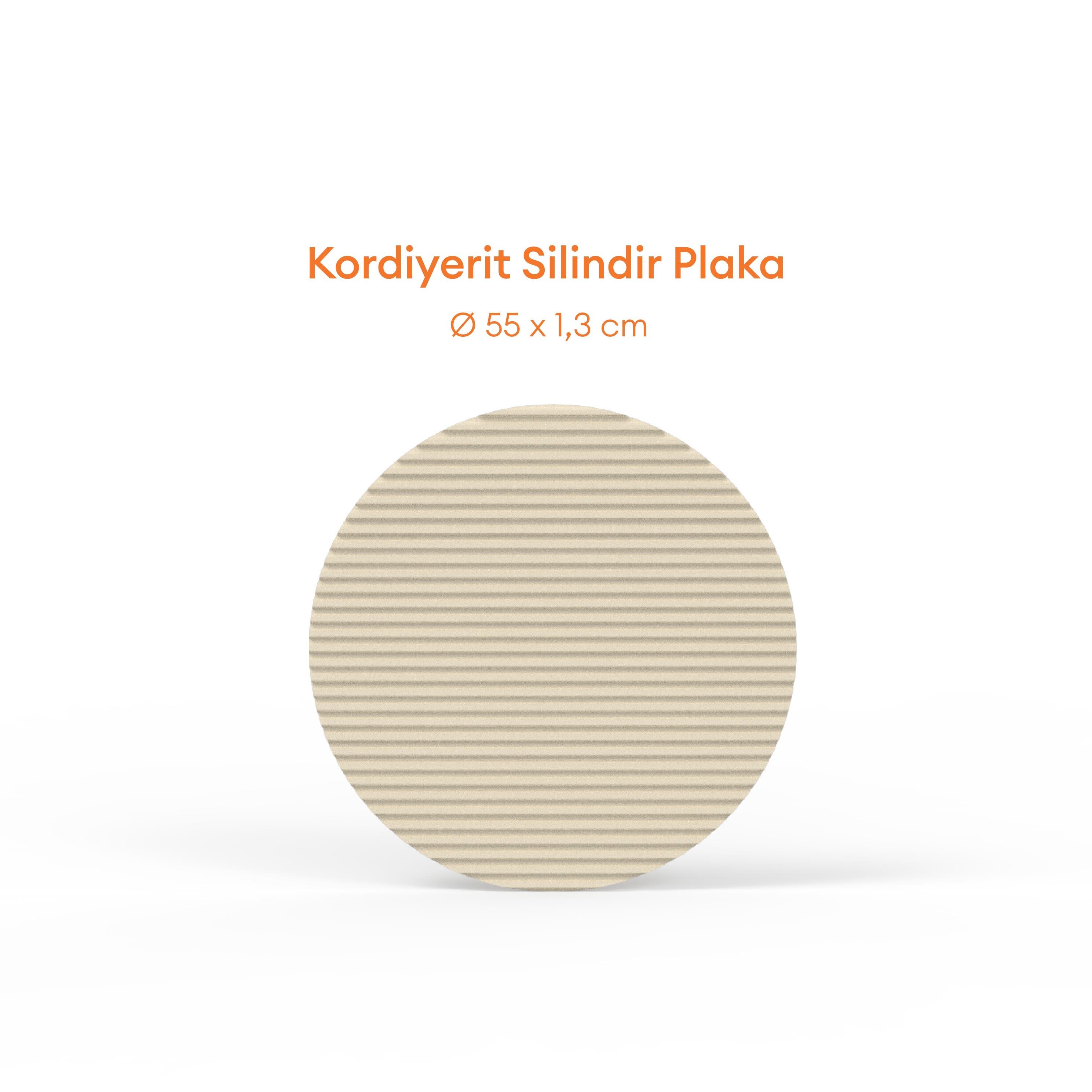 KORDİERİT SİLİNDİR PLAKA Ø 55*1,3 CM