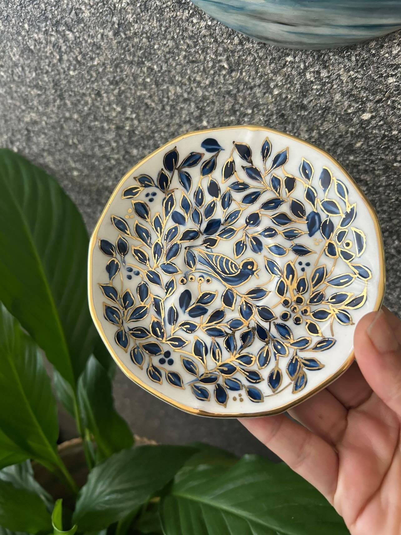R 43206 KOBALT MAVİ PORSELEN SIR ÜSTÜ BOYA