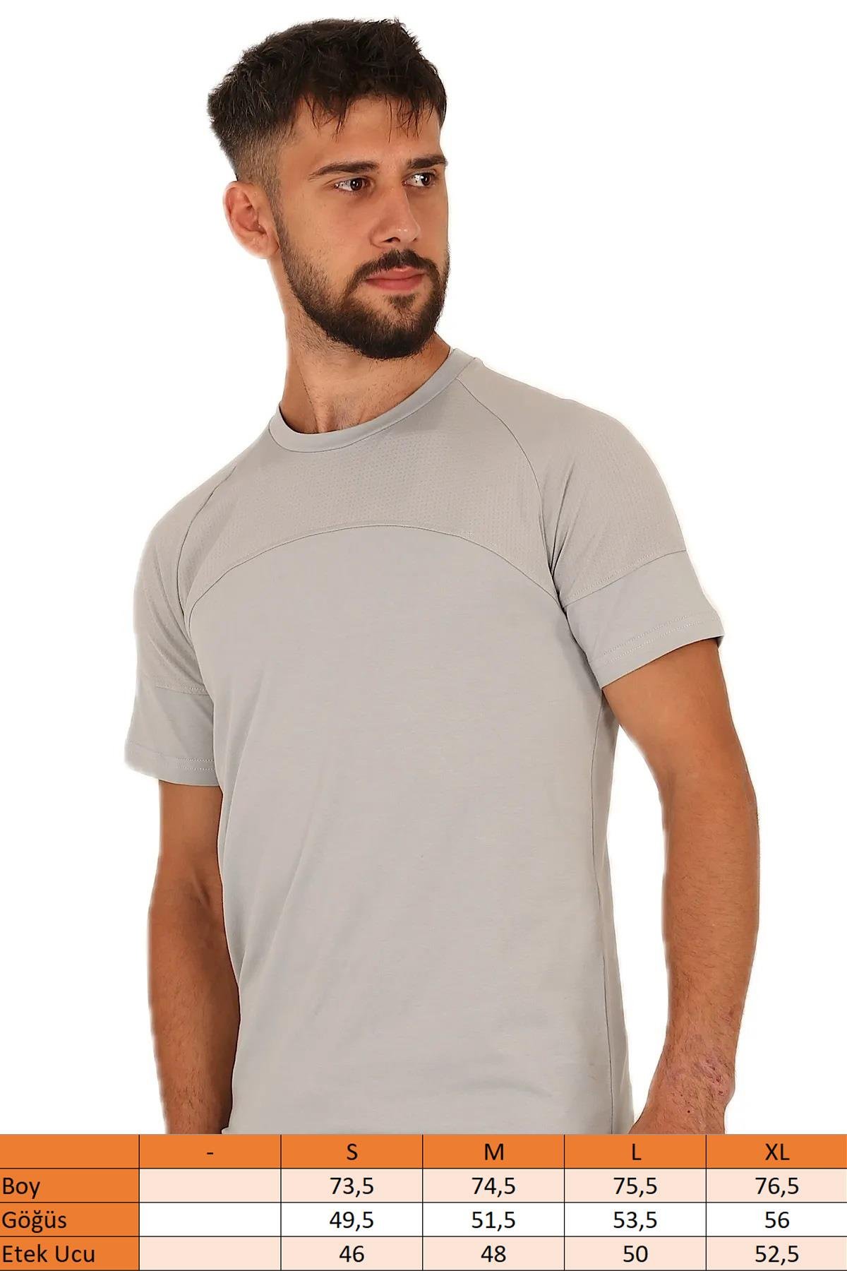 Scorp Aero Spor Outdoor Erkek Tişört Gri