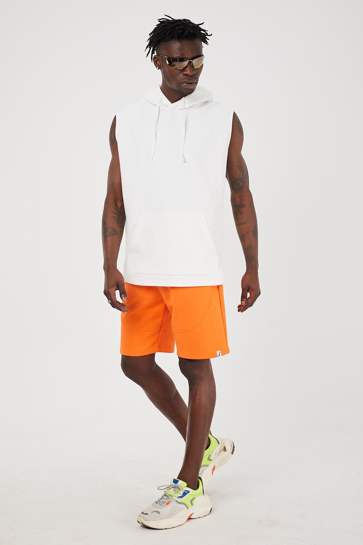 Scorp Edge Erkek Cepli Yürüyüş Şortu Turuncu