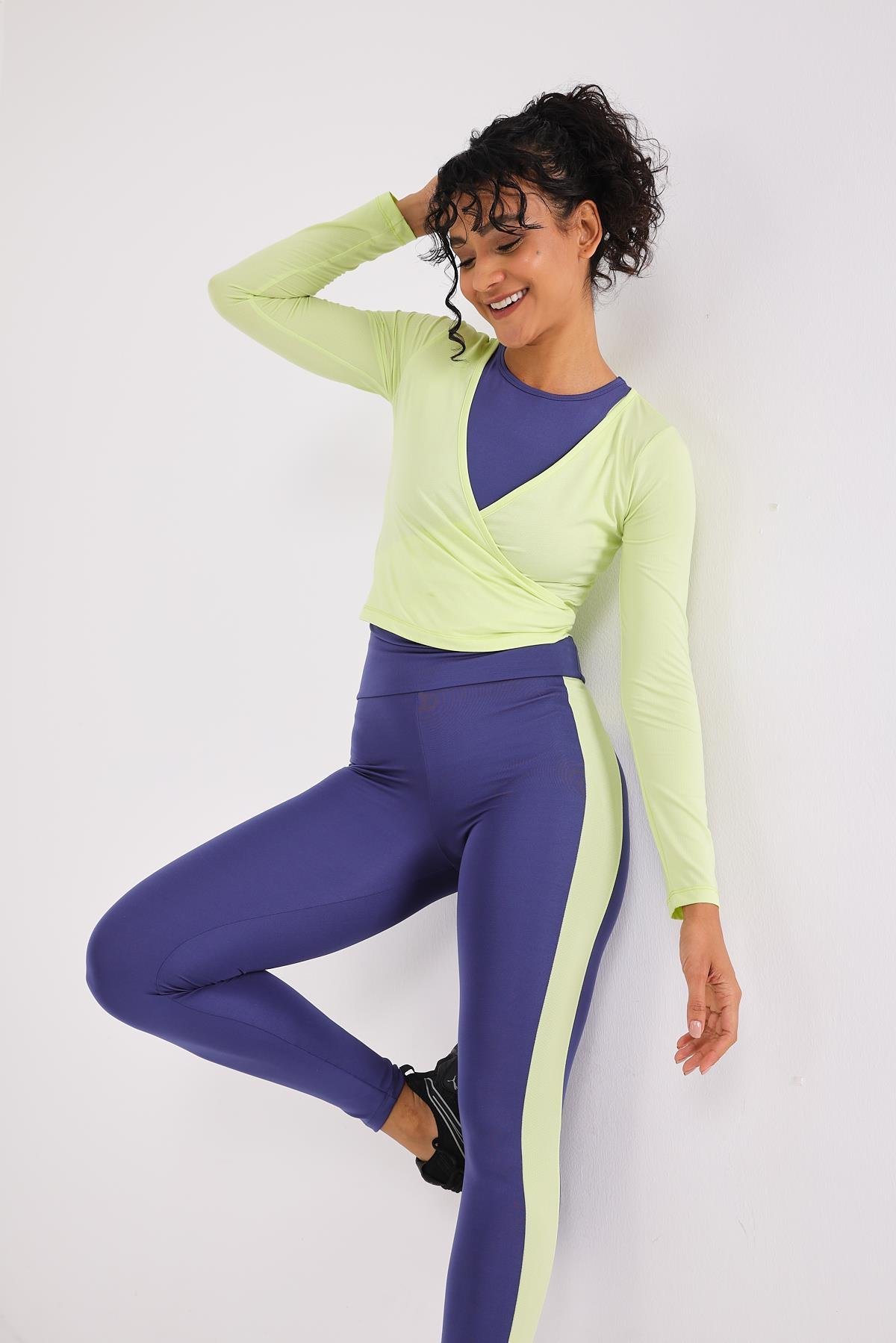 Scorp Equinox Kadın Uzun Kollu Spor Bluz Sarı