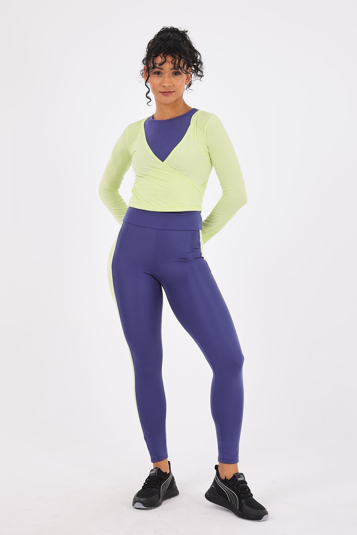 Scorp Equinox Kadın Uzun Kollu Spor Bluz Sarı