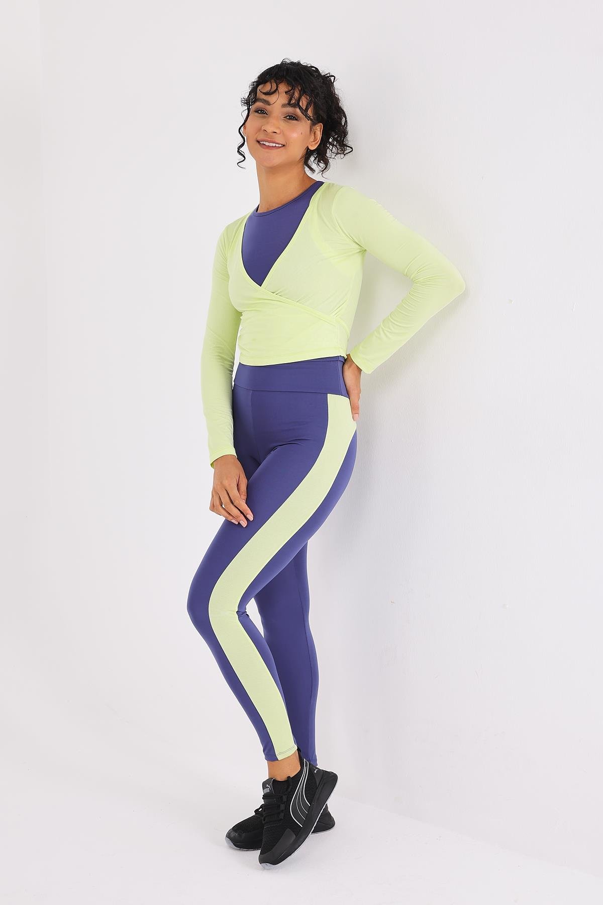 Scorp Equinox Kadın Uzun Kollu Spor Bluz Sarı
