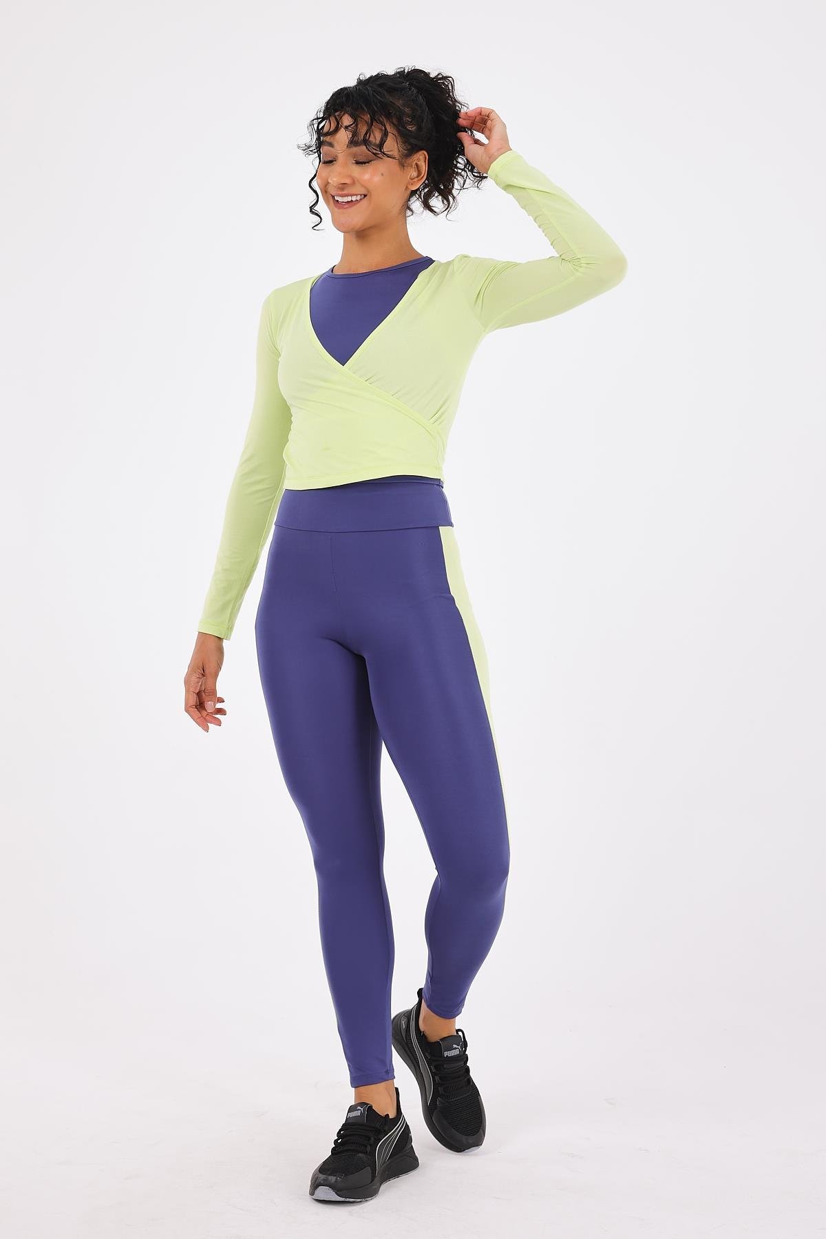 Scorp Equinox Kadın Uzun Kollu Spor Bluz Sarı