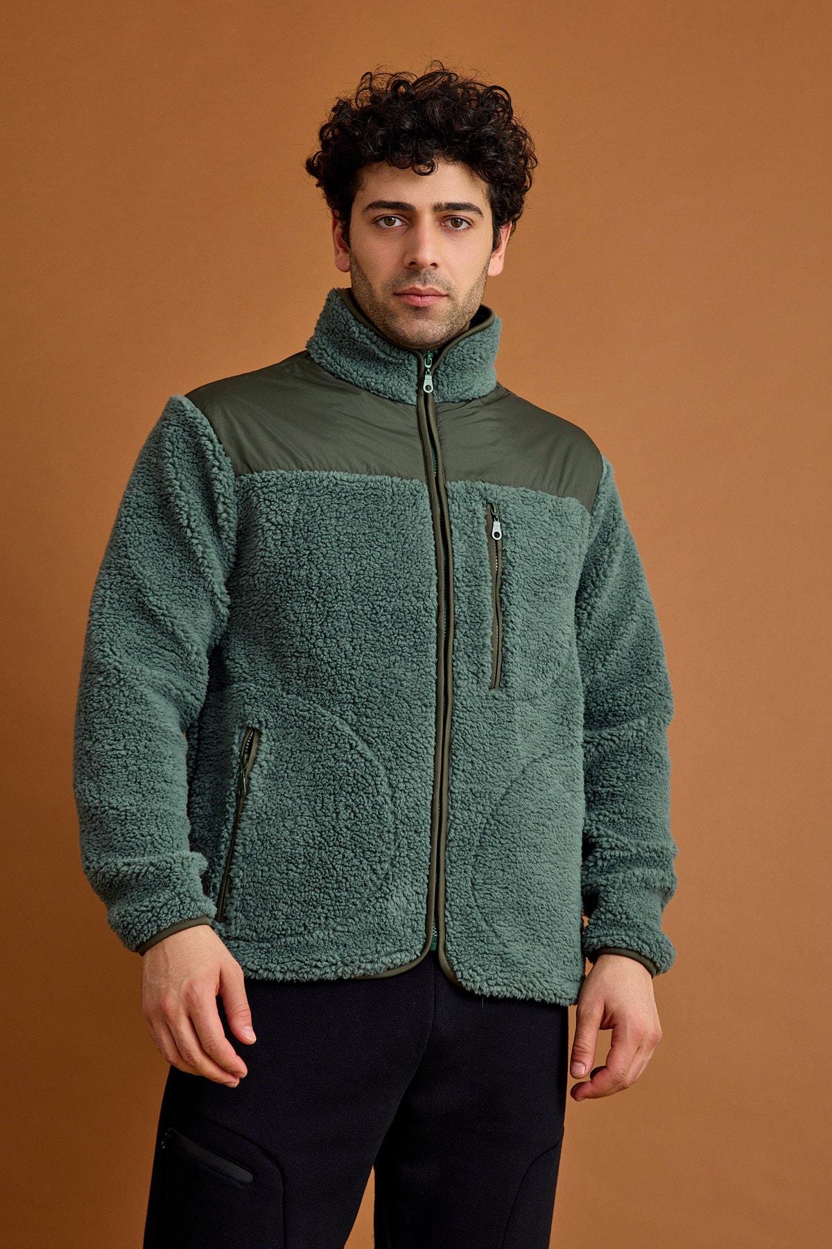 Scorp Orbit Erkek Casual Peluş Mont Haki