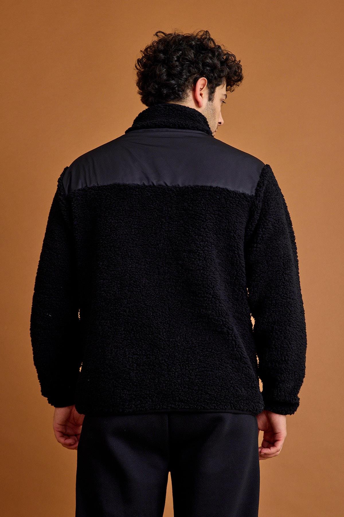 Scorp Orbit Erkek Casual Peluş Mont Siyah