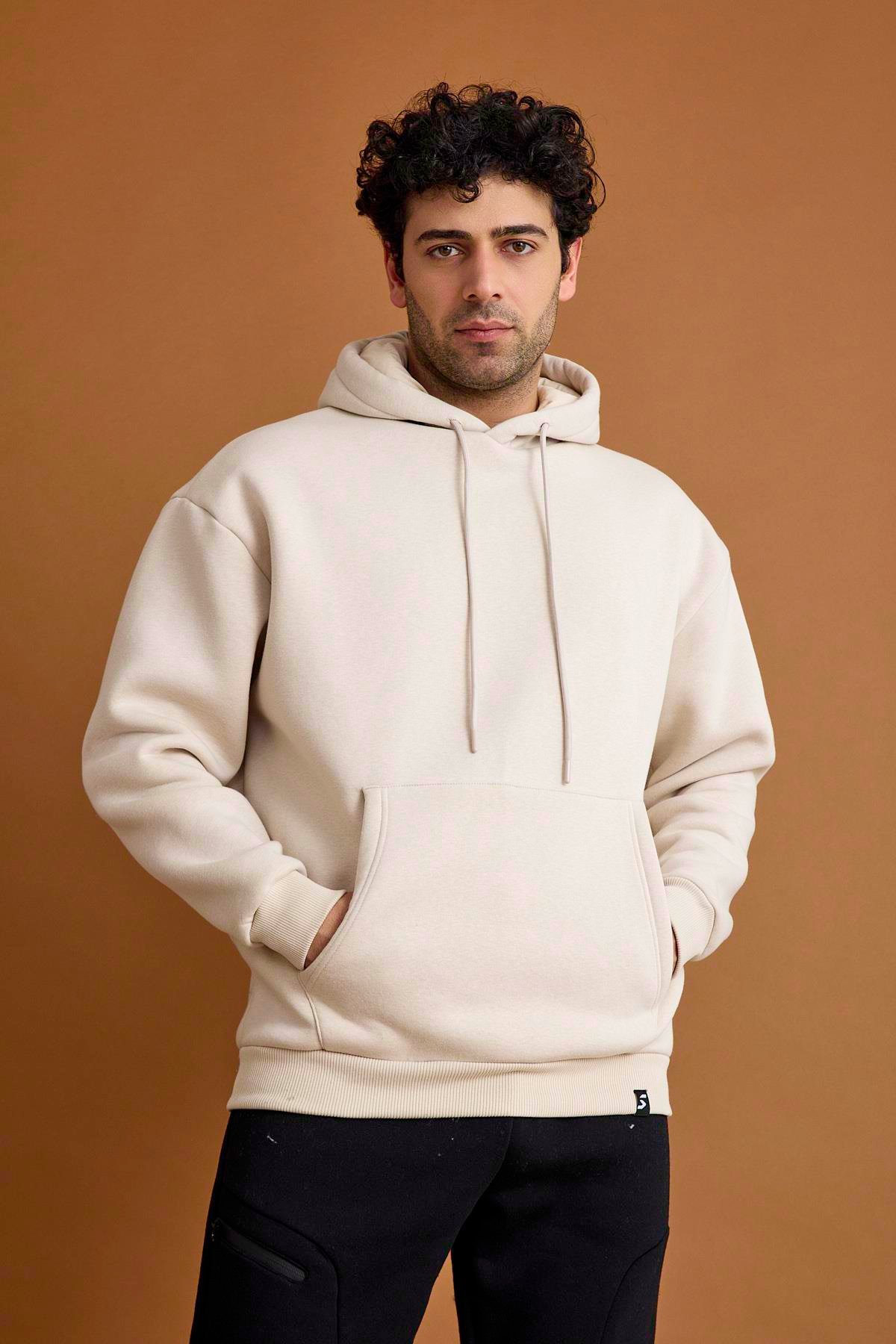 Scorp Origin Erkek Hoodie Sweatshirt Bej