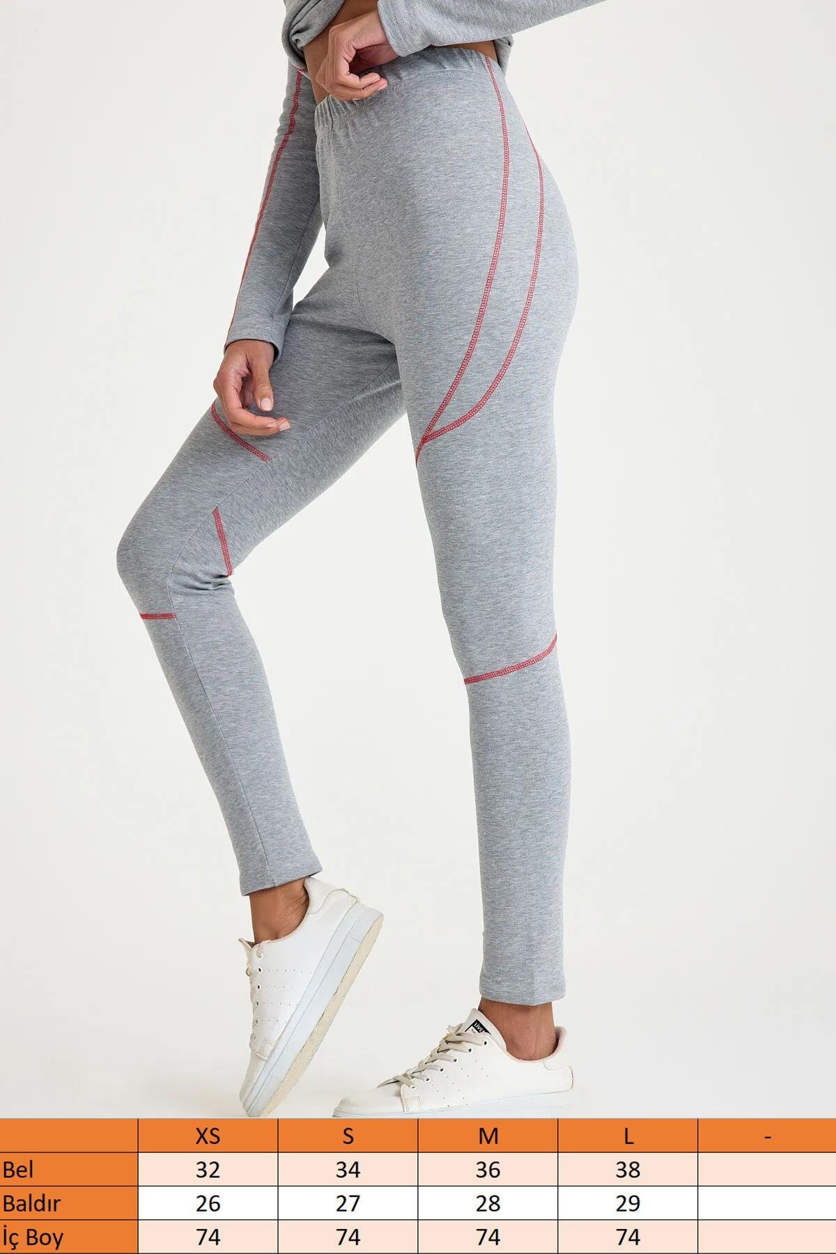 Scorp Thermo-Fit Extreme Kadın Termal İçlik Alt Kayak İçliği Gri