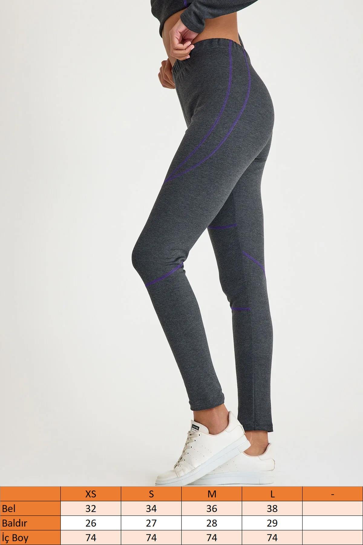 Scorp Thermo-Fit Extreme Kadın Termal Takım İçlik Alt Üst Kayak İçliği Antrasit