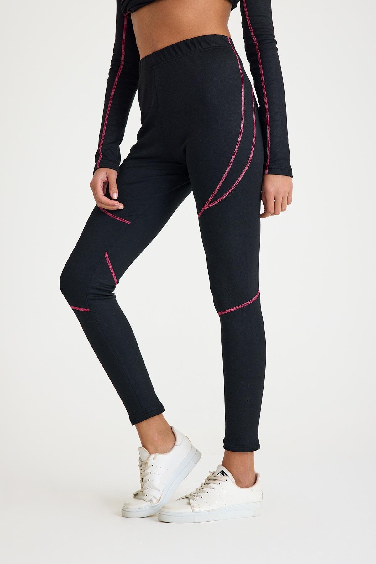 Scorp Thermo-Fit Extreme Kadın Termal İçlik Alt Kayak İçliği Siyah