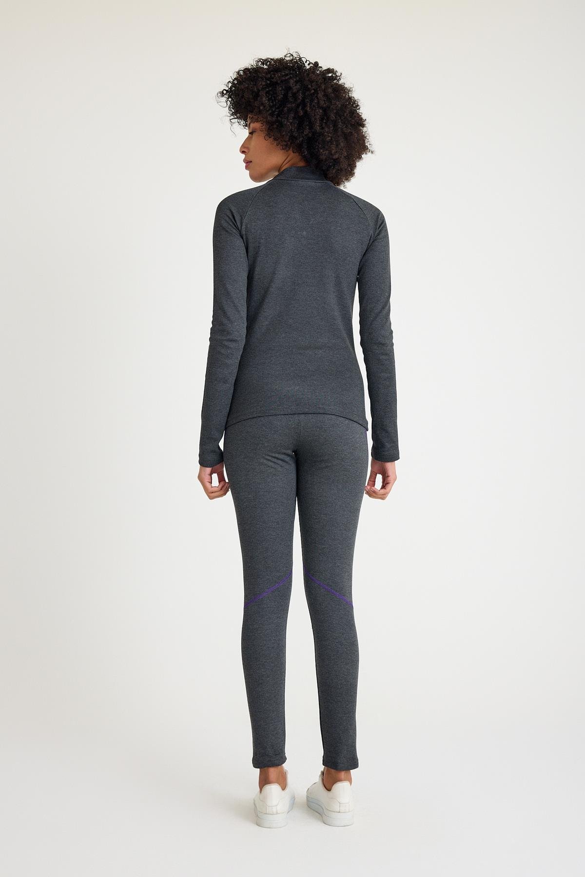 Scorp Thermo-Fit Extreme Kadın Termal İçlik Alt Kayak İçliği Antrasit